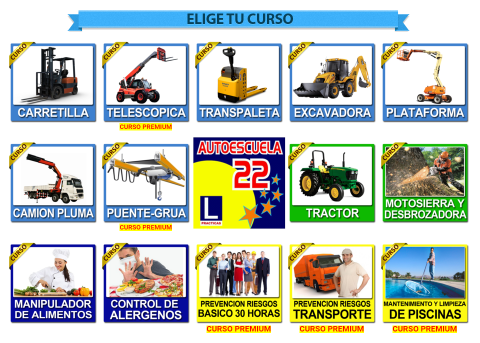 Nuevos cursos disponibles con Autoescuela 22